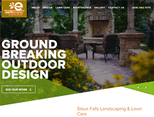 Tablet Screenshot of earthscapes-inc.com